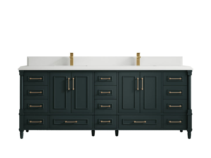 Aberdeen 84 in. W x 22 in. D Double Sink Bathroom Vanity - photo 27