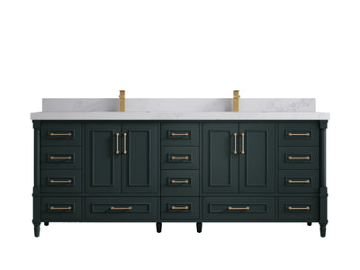Aberdeen 84 in. W x 22 in. D Double Sink Bathroom Vanity - Willow Bath and Vanity