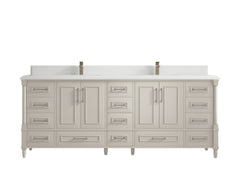 Aberdeen 84 in. W x 22 in. D Double Sink Bathroom Vanity - photo 26