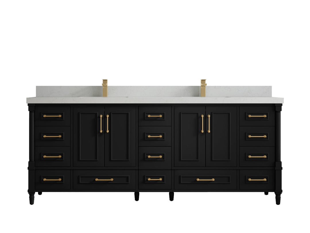 Aberdeen 84 in. W x 22 in. D Double Sink Bathroom Vanity - Willow Bath and Vanity
