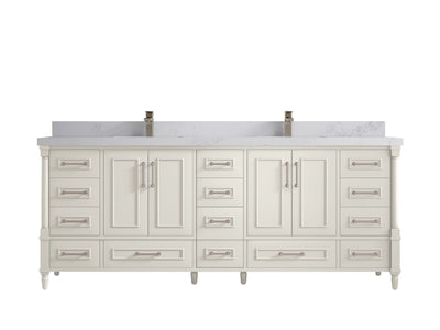 Aberdeen 84 in. W x 22 in. D Double Sink Bathroom Vanity - Willow Bath and Vanity