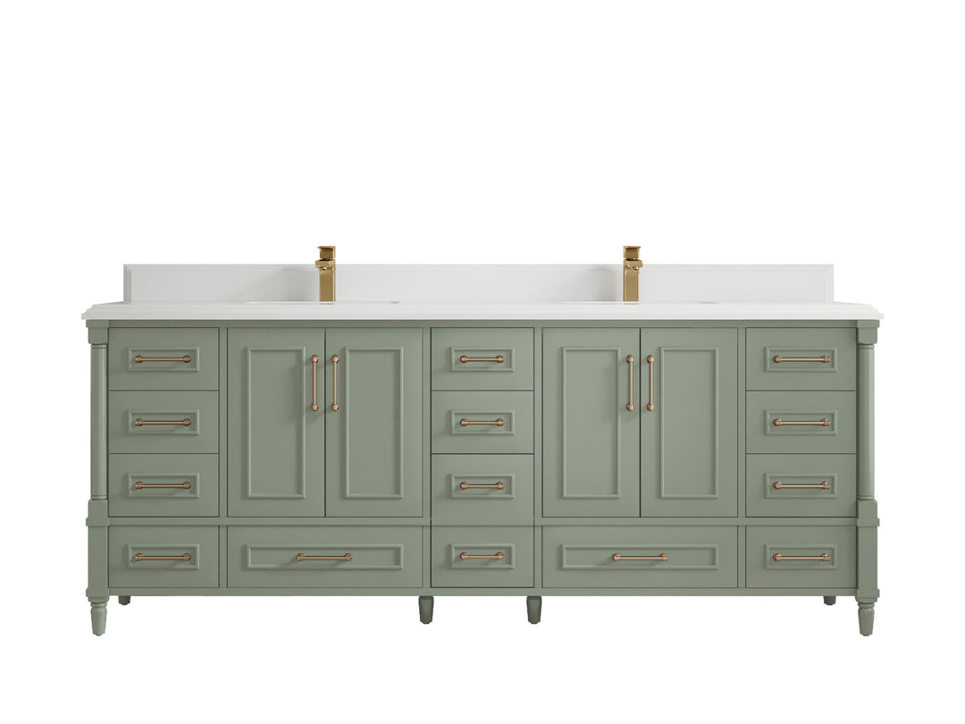 Aberdeen 84 in. W x 22 in. D Double Sink Bathroom Vanity - Willow Bath and Vanity