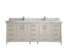 Aberdeen 84 in. W x 22 in. D Double Sink Bathroom Vanity - photo 36