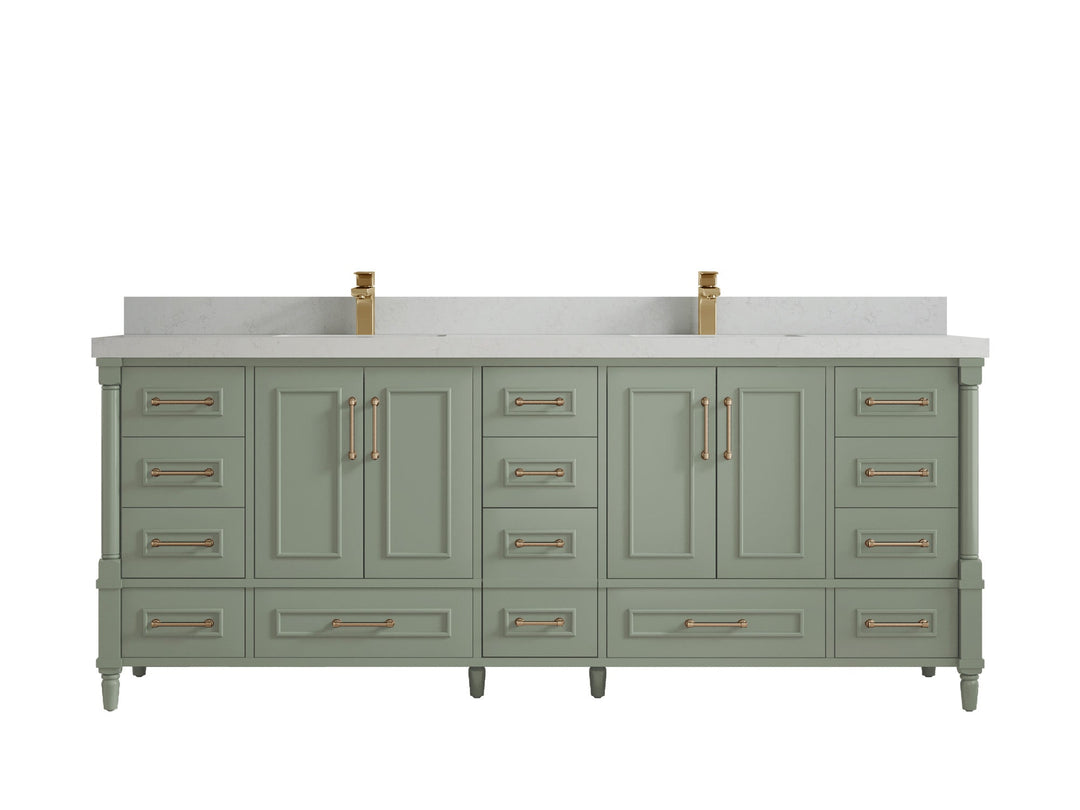 Aberdeen 84 in. W x 22 in. D Double Sink Bathroom Vanity - Willow Bath and Vanity