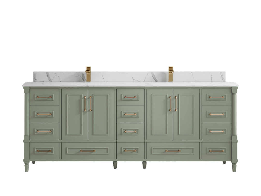 Aberdeen 84 in. W x 22 in. D Double Sink Bathroom Vanity - Willow Bath and Vanity