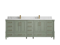 Aberdeen 84 in. W x 22 in. D Double Sink Bathroom Vanity - photo 23