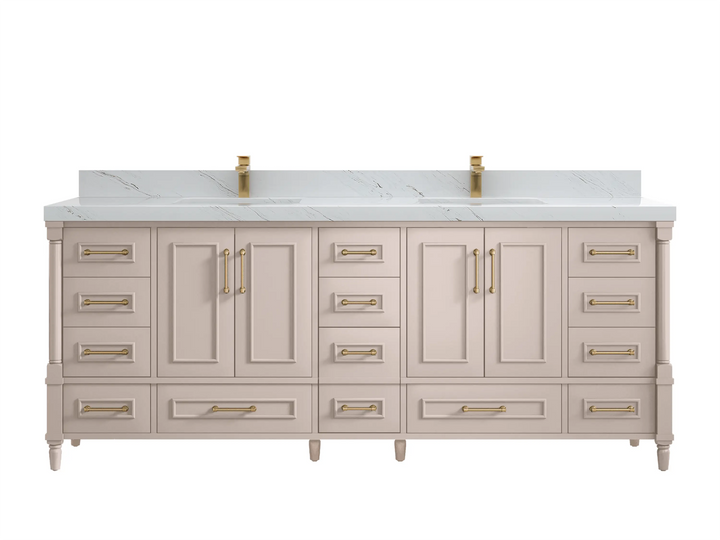 Aberdeen 84 in. W x 22 in. D Double Sink Bathroom Vanity - photo 36