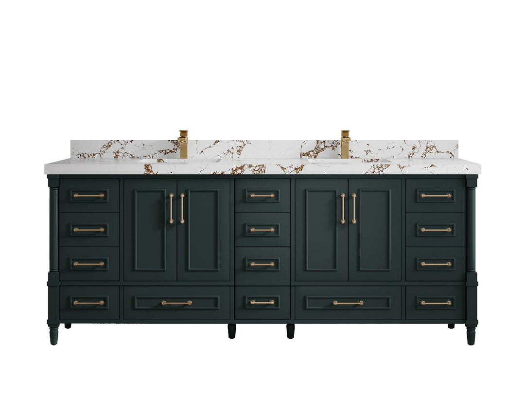 Aberdeen 84 in. W x 22 in. D Double Sink Bathroom Vanity - Willow Bath and Vanity