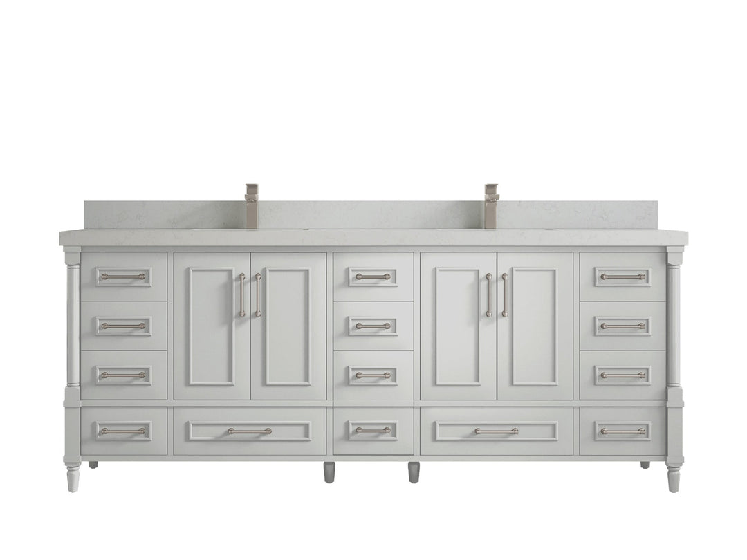 Aberdeen 84 in. W x 22 in. D Double Sink Bathroom Vanity - Willow Bath and Vanity