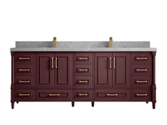 Aberdeen 84 in. W x 22 in. D Double Sink Bathroom Vanity - photo 30