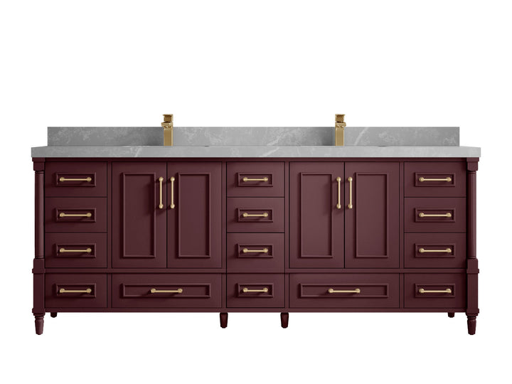 Aberdeen 84 in. W x 22 in. D Double Sink Bathroom Vanity - photo 30