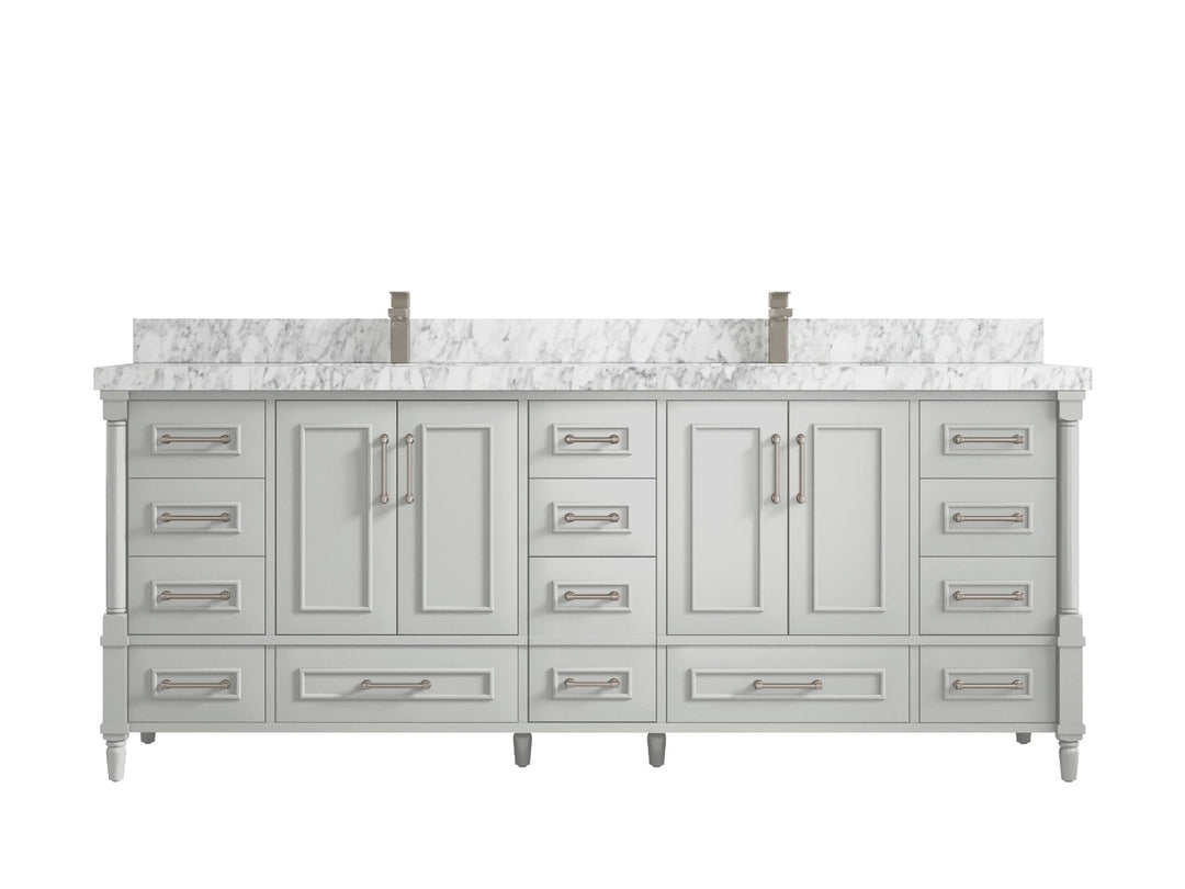 Aberdeen 84 in. W x 22 in. D Double Sink Bathroom Vanity - Willow Bath and Vanity