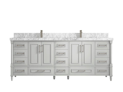 Aberdeen 84 in. W x 22 in. D Double Sink Bathroom Vanity - Willow Bath and Vanity