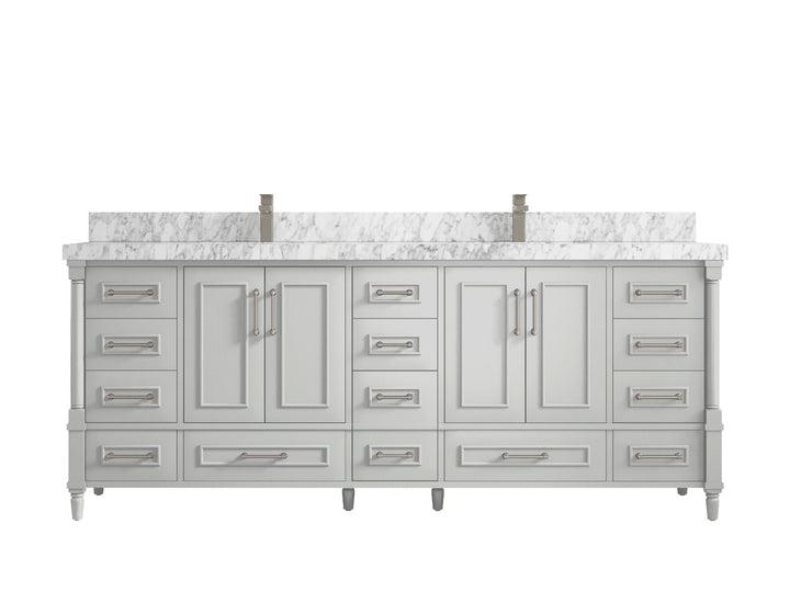 Aberdeen 84 in. W x 22 in. D Double Sink Bathroom Vanity - photo 18