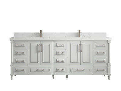 Aberdeen 84 in. W x 22 in. D Double Sink Bathroom Vanity - Willow Bath and Vanity