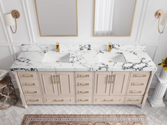 Aberdeen 84 in. W x 22 in. D Double Sink Bathroom Vanity - photo 45