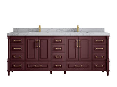 Aberdeen 84 in. W x 22 in. D Double Sink Bathroom Vanity - photo 40