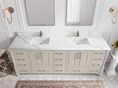 Aberdeen 84 in. W x 22 in. D Double Sink Bathroom Vanity - photo 21