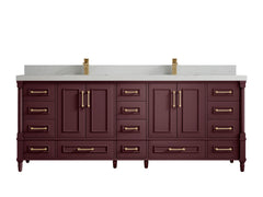 Aberdeen 84 in. W x 22 in. D Double Sink Bathroom Vanity - photo 10