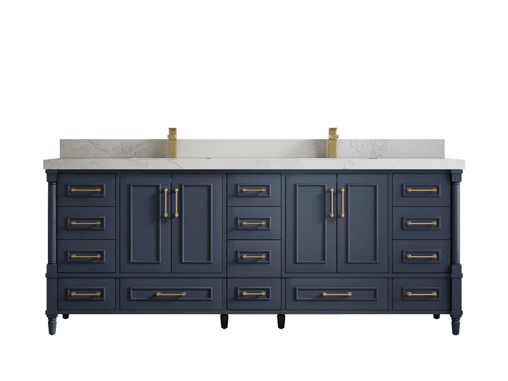 Aberdeen 84 in. W x 22 in. D Double Sink Bathroom Vanity - photo 1