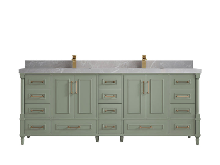 Aberdeen 84 in. W x 22 in. D Double Sink Bathroom Vanity - photo 31