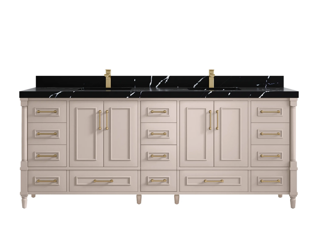 Aberdeen 84 in. W x 22 in. D Double Sink Bathroom Vanity - Willow Bath and Vanity