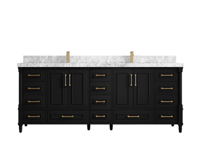 Aberdeen 84 in. W x 22 in. D Double Sink Bathroom Vanity - Willow Bath and Vanity