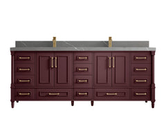 Aberdeen 84 in. W x 22 in. D Double Sink Bathroom Vanity - photo 32