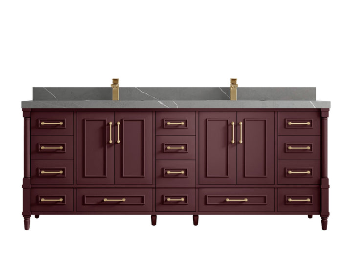 Aberdeen 84 in. W x 22 in. D Double Sink Bathroom Vanity - photo 32