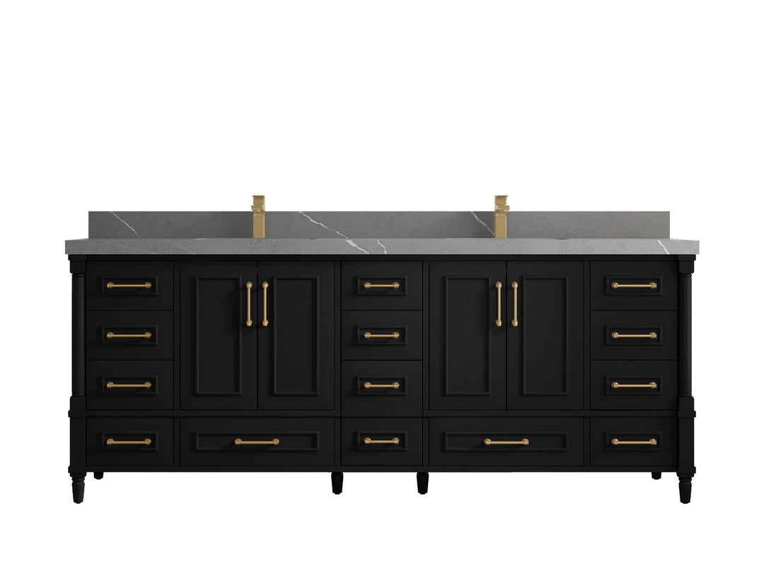 Aberdeen 84 in. W x 22 in. D Double Sink Bathroom Vanity - Willow Bath and Vanity