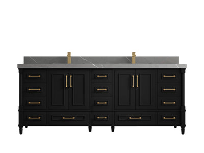 Aberdeen 84 in. W x 22 in. D Double Sink Bathroom Vanity - Willow Bath and Vanity