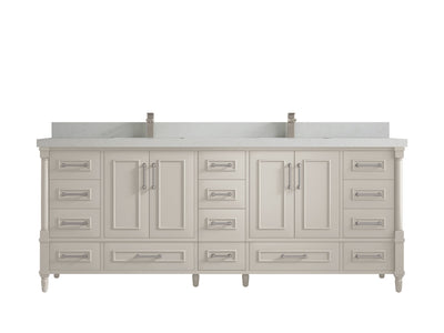 Aberdeen 84 in. W x 22 in. D Double Sink Bathroom Vanity - Willow Bath and Vanity