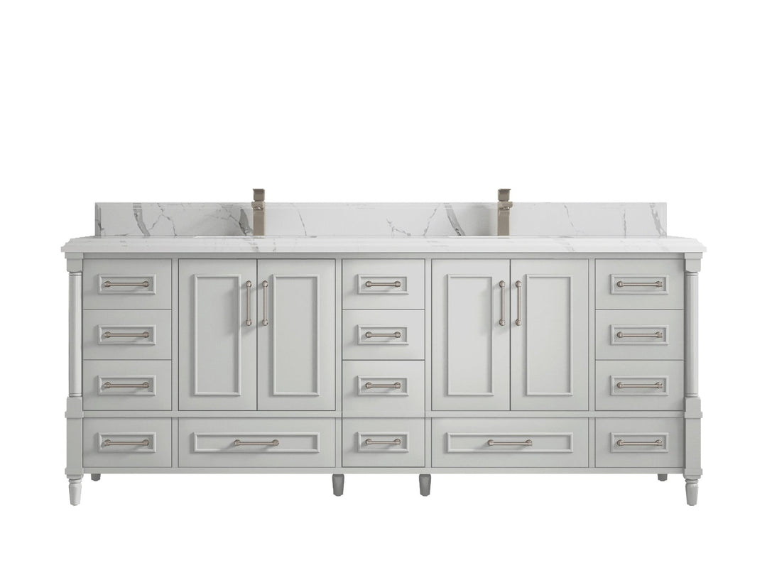 Aberdeen 84 in. W x 22 in. D Double Sink Bathroom Vanity - Willow Bath and Vanity