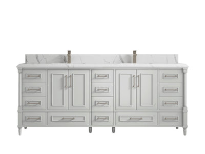 Aberdeen 84 in. W x 22 in. D Double Sink Bathroom Vanity - Willow Bath and Vanity