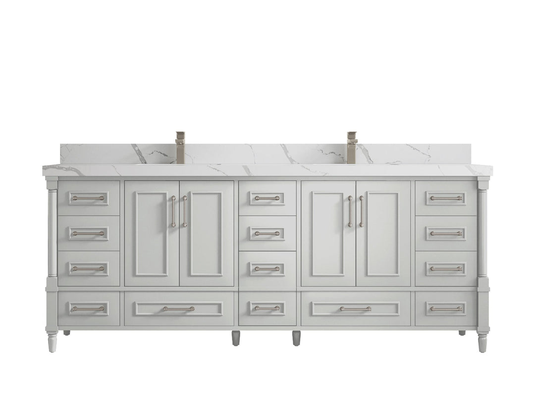 Aberdeen 84 in. W x 22 in. D Double Sink Bathroom Vanity - Willow Bath and Vanity