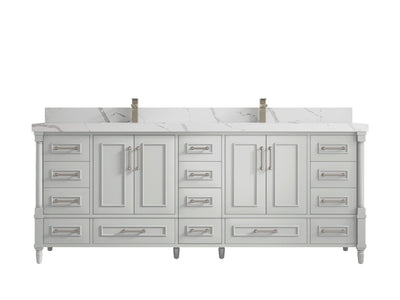 Aberdeen 84 in. W x 22 in. D Double Sink Bathroom Vanity - Willow Bath and Vanity