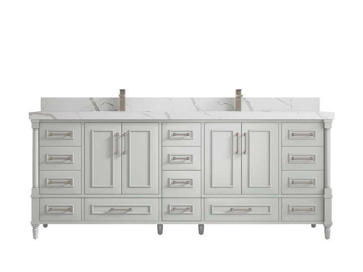 Aberdeen 84 in. W x 22 in. D Double Sink Bathroom Vanity - photo 12