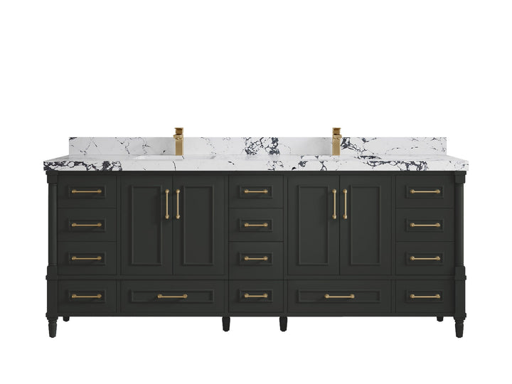Aberdeen 84 in. W x 22 in. D Double Sink Bathroom Vanity - photo 39