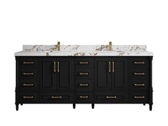 Aberdeen 84 in. W x 22 in. D Double Sink Bathroom Vanity - photo 35