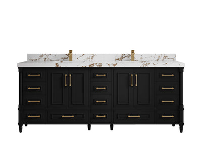 Aberdeen 84 in. W x 22 in. D Double Sink Bathroom Vanity - Willow Bath and Vanity