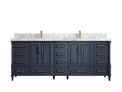 Aberdeen 84 in. W x 22 in. D Double Sink Bathroom Vanity - Willow Bath and Vanity