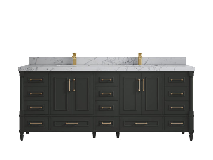 Aberdeen 84 in. W x 22 in. D Double Sink Bathroom Vanity - photo 41