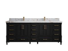 Aberdeen 84 in. W x 22 in. D Double Sink Bathroom Vanity - photo 37