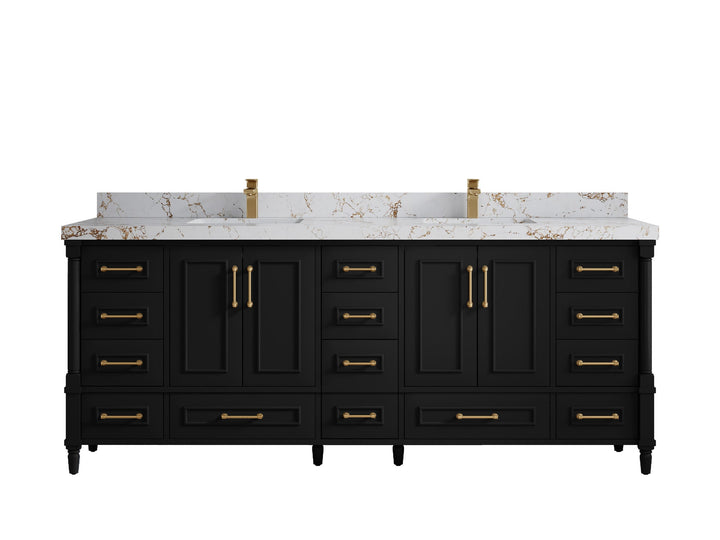 Aberdeen 84 in. W x 22 in. D Double Sink Bathroom Vanity - photo 37