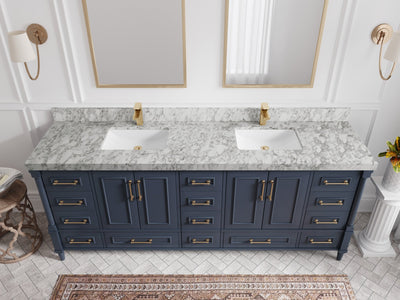 Aberdeen 84 in. W x 22 in. D Double Sink Bathroom Vanity - Willow Bath and Vanity