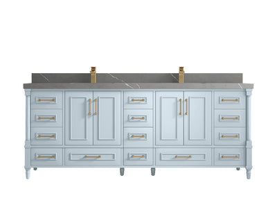 Aberdeen 84 in. W x 22 in. D Double Sink Bathroom Vanity - Willow Bath and Vanity