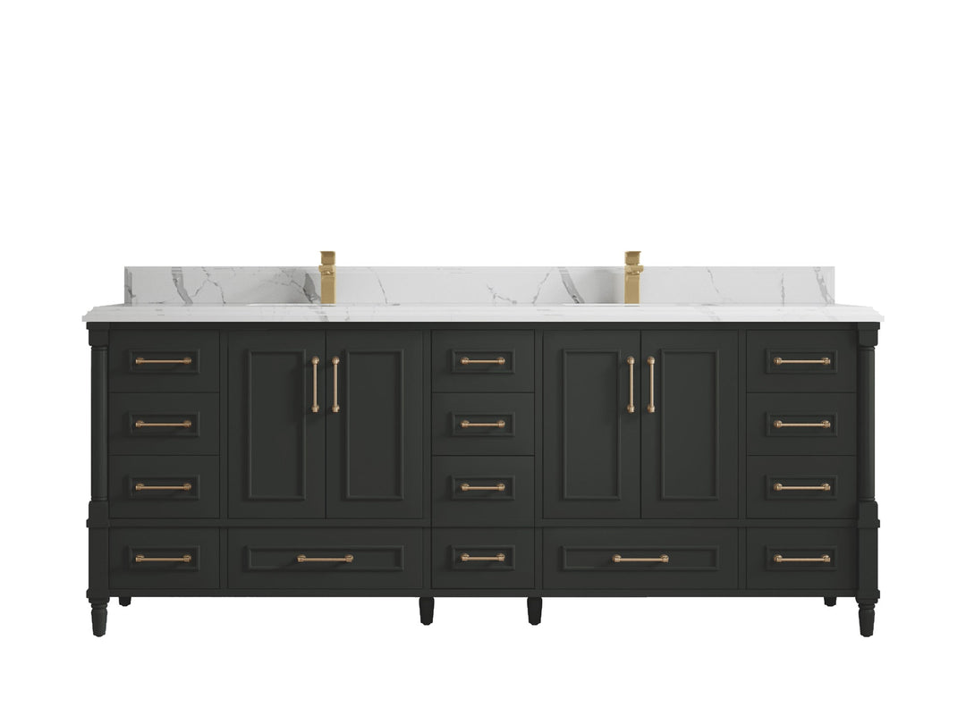 Aberdeen 84 in. W x 22 in. D Double Sink Bathroom Vanity - Willow Bath and Vanity