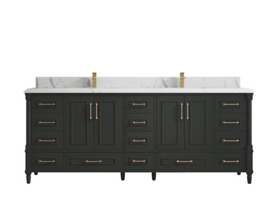 Aberdeen 84 in. W x 22 in. D Double Sink Bathroom Vanity - Willow Bath and Vanity