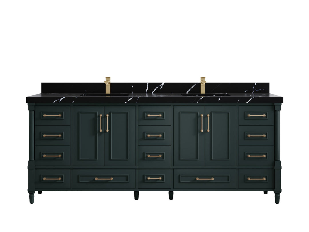 Aberdeen 84 in. W x 22 in. D Double Sink Bathroom Vanity - Willow Bath and Vanity