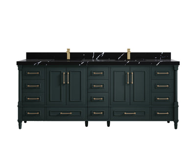 Aberdeen 84 in. W x 22 in. D Double Sink Bathroom Vanity - Willow Bath and Vanity